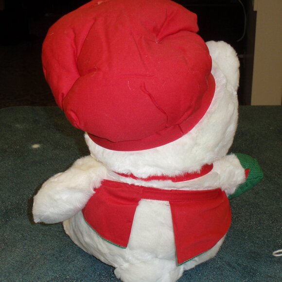 1991 Hudson CHRISTMAS SANTA BEAR Baker With Cookie Cutter 18" Marshall Fields - Picture 5 of 6